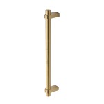 M Marcus Heritage Brass Door Pull Handle Industrial Design 353mm length